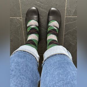 Birkenstock Black Leather Mary Jane Flats Shoes